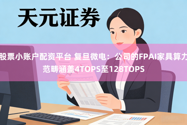 股票小账户配资平台 复旦微电：公司的FPAI家具算力范畴涵盖4TOPS至128TOPS